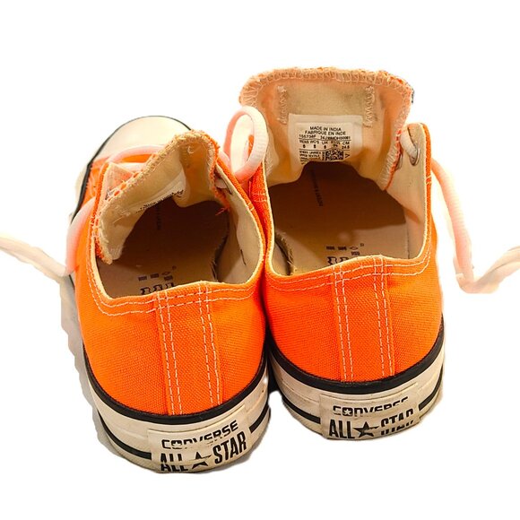 NWOB Converse All Star sz W8 M6 Orange Sneakers Athletic Shoes Chuck Taylors - Picture 8 of 11